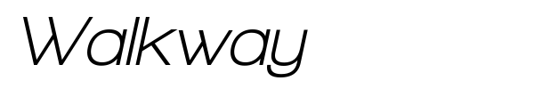 Walkway font preview